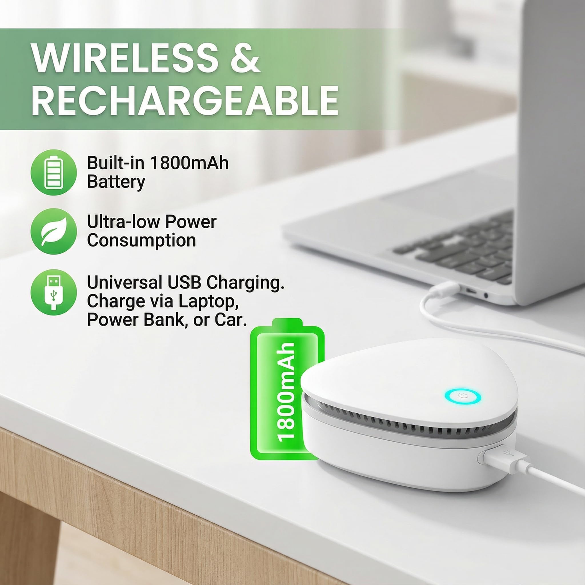 Tiksec Odor Remover quiet operation ensures unobtrusive odor relief.