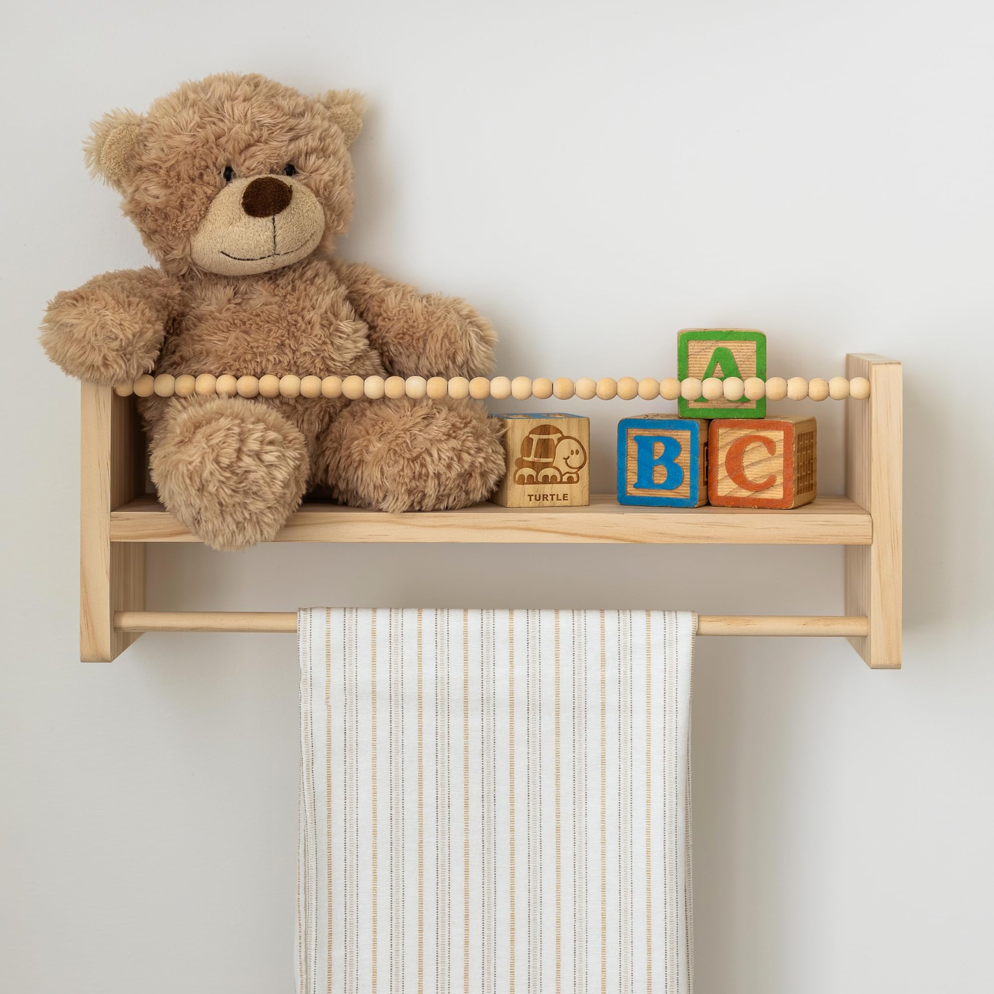 Timber And Teddy easy installation kit includes all hardware.