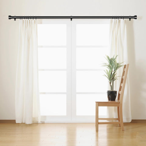 Time Forest 1-inch diameter rod emphasizes strong support for heavy drapes