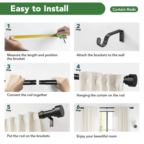 Time Forest compatibility with grommets and rod pockets for versatile curtains