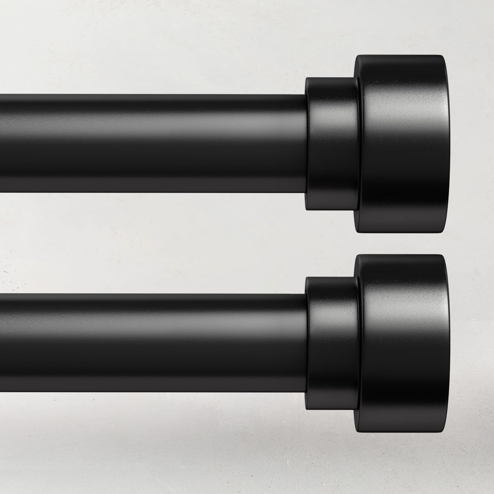 Time Forest curtain rod 2-pack demonstrates easy assembly for versatile window sizes.
