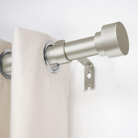 Time Forest curtain rod with brushed nickel finish for modern decor