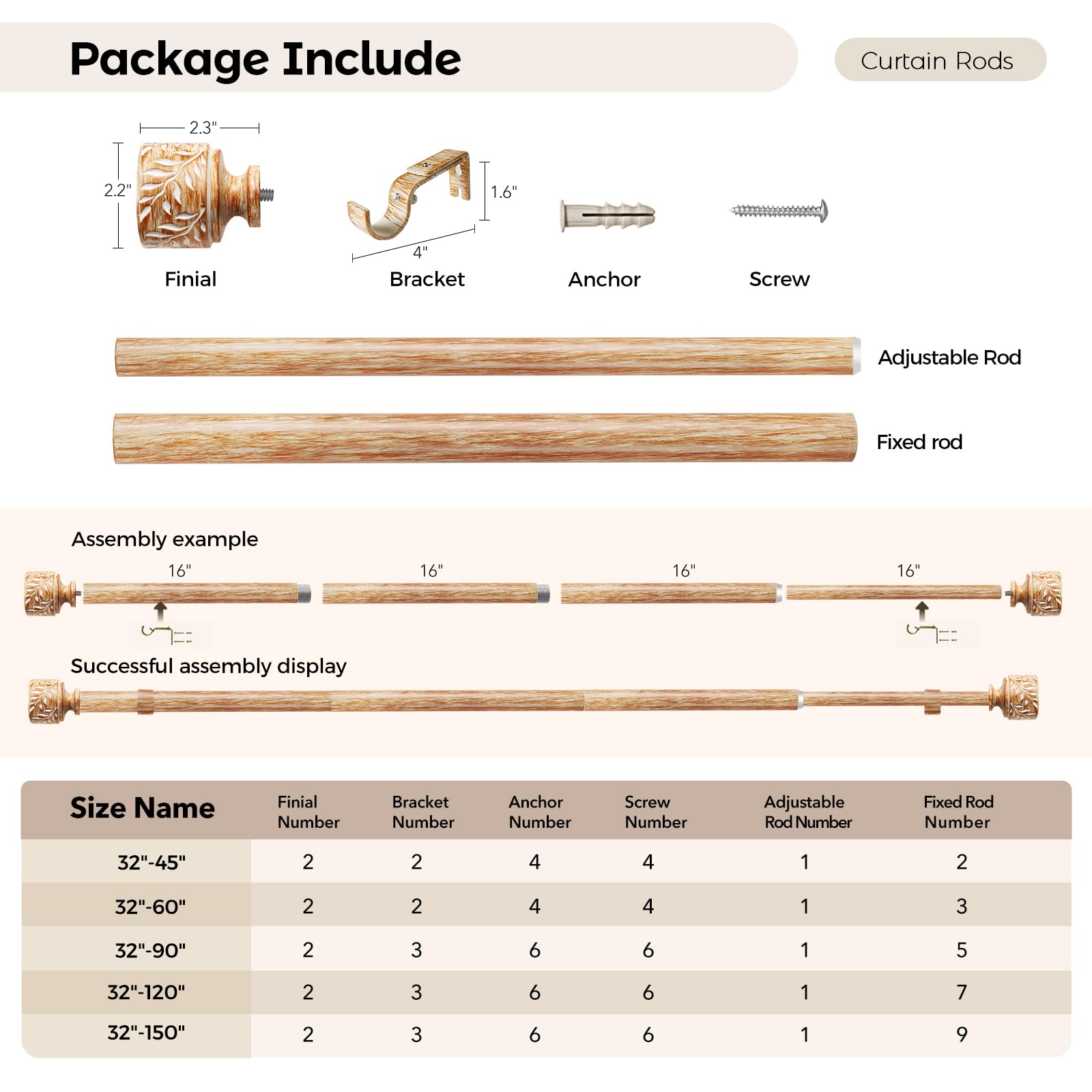 Time Forest rustic boho room setup with Time Forest curtain rod