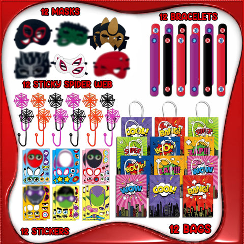 Time4Relax sticky web sheets add colorful decor and games.