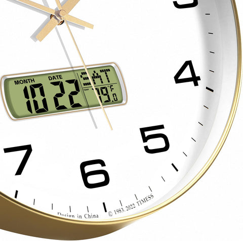 TIMESS LCD temperature display provides real-time readings in Fahrenheit