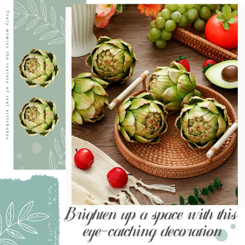 Timgle artichokes for DIY decor arrangements, jars, or photography backdrops
