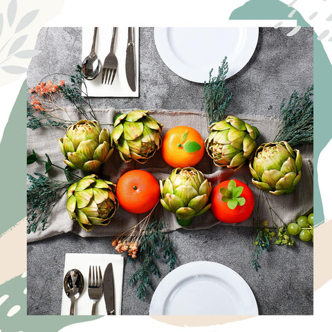 Timgle green artichokes resist breakage and color loss during handling