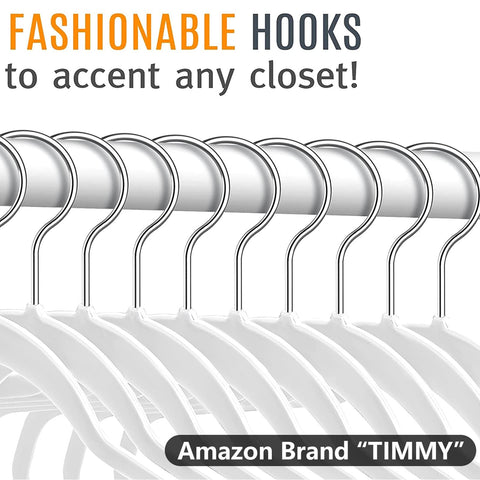 TIMMY 50 pants hangers keep trousers aligned and crease-free.