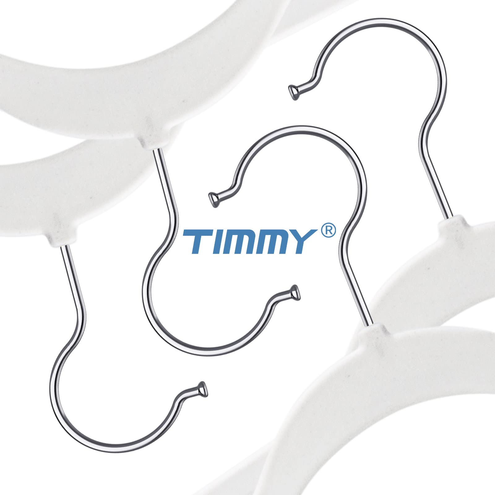 TIMMY pink velvet hangers create a chic, organized closet