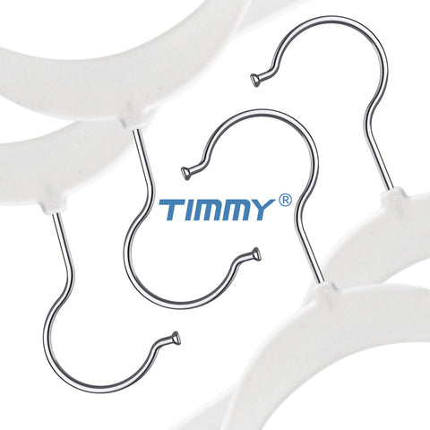 TIMMY pink velvet hangers create a chic, organized closet