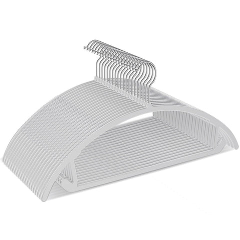 TIMMY plastic hangers 50-pack full set with slim profile for closets