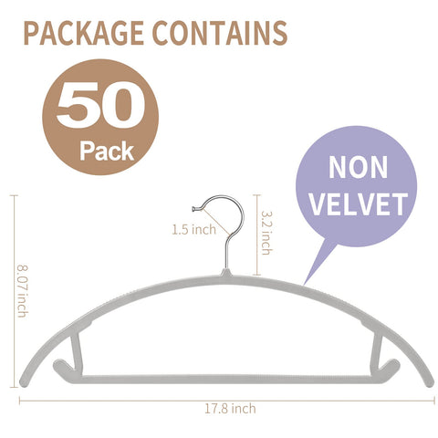 TIMMY curved-shoulder hangers prevent bumps and protect garment shape