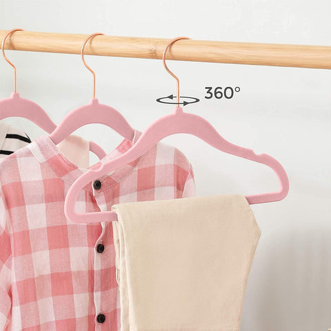TIMMY velvet baby hangers space-saving closet to fit 50+ outfits.