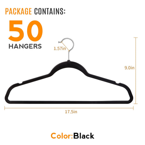 TIMMY velvet non-slip hangers secure delicate fabrics with anti-slip texture.