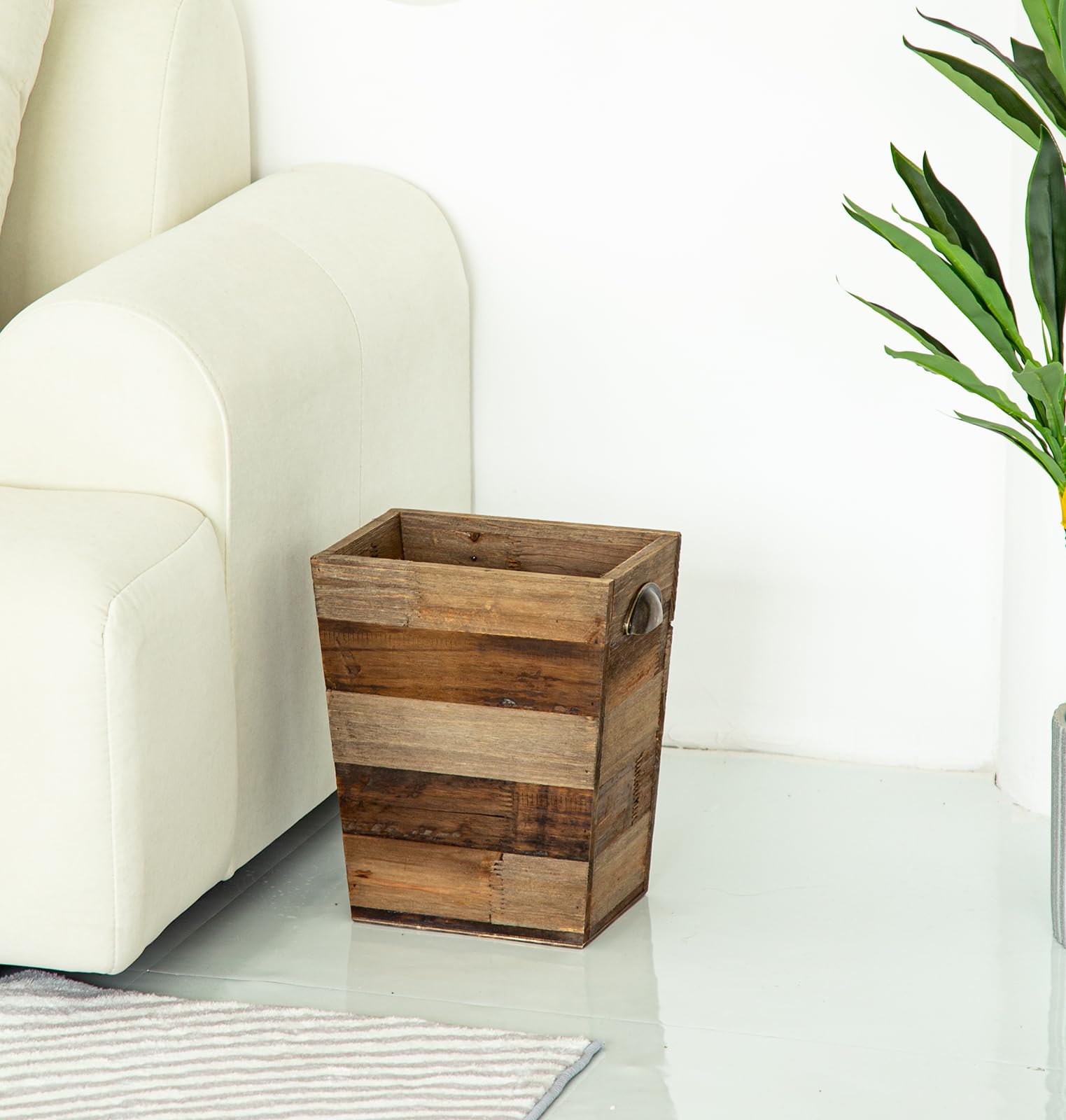 TIMRIS compact trash can fits kitchen or bathroom