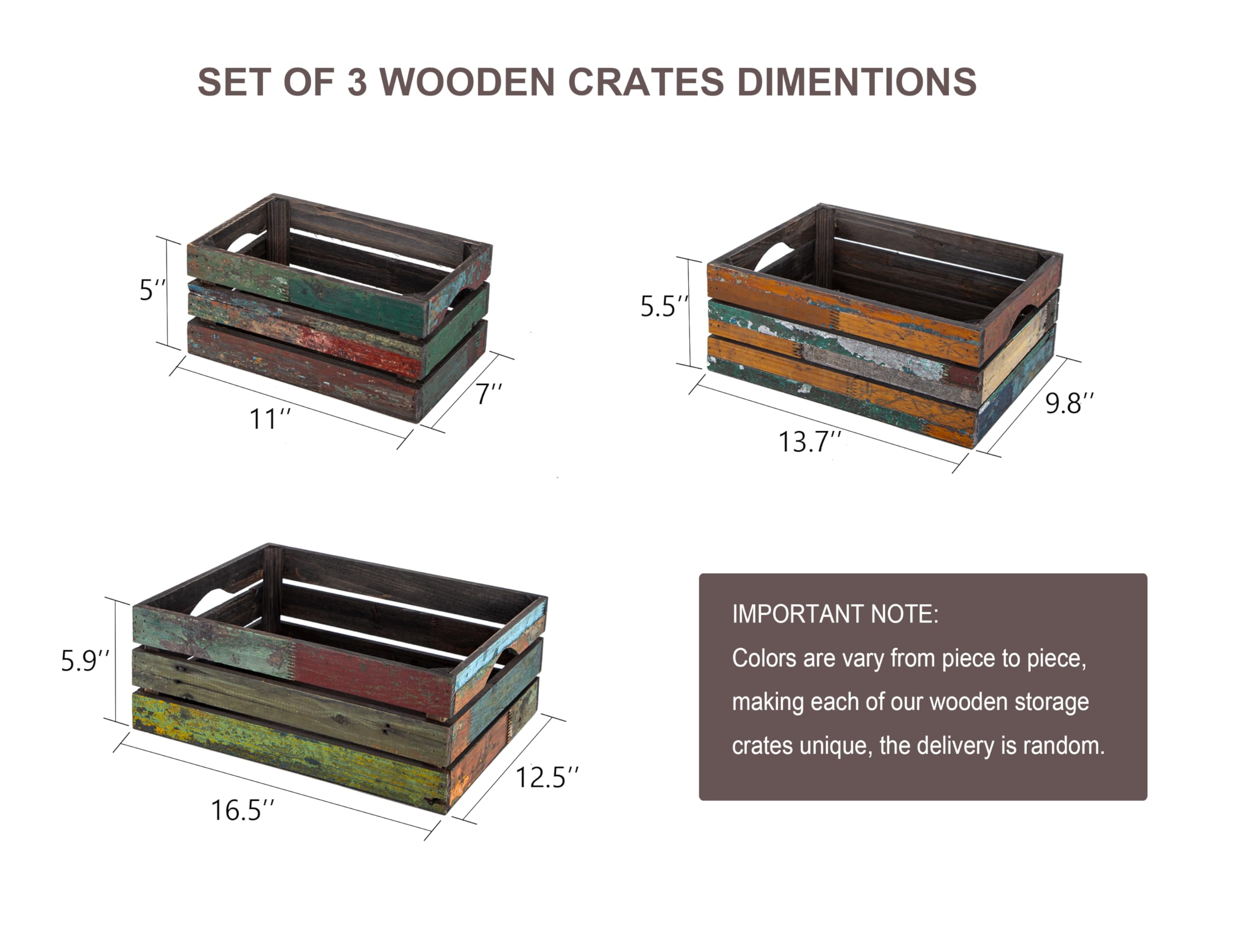 TIMRIS medium crate adds versatile storage to shelves or tables.