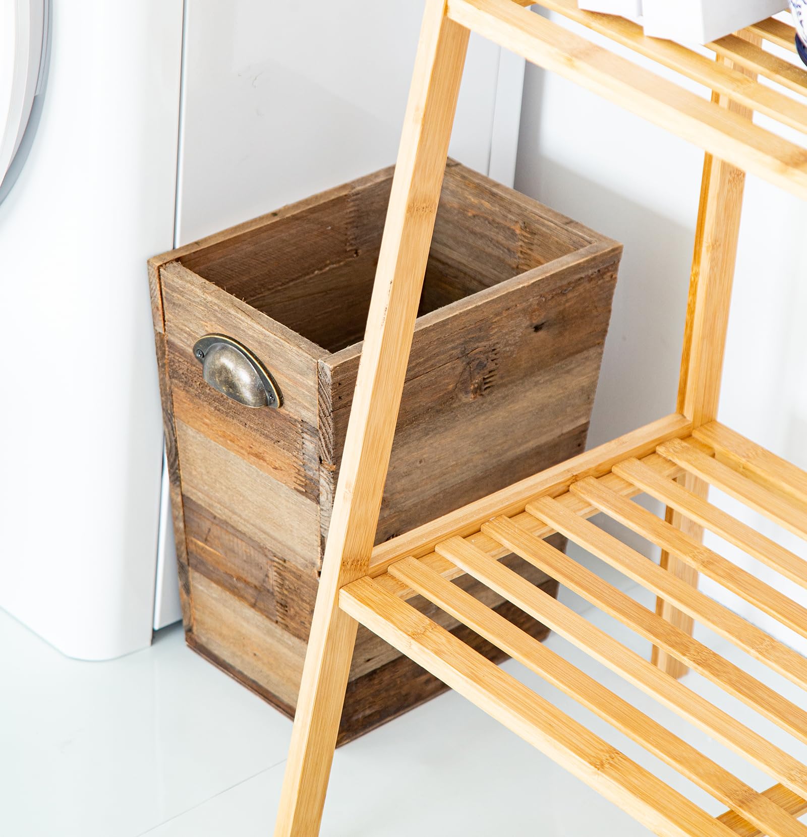 TIMRIS wood waste bin for office organization