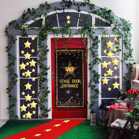 Timtin stage entrance banner enhances photo opportunities and flair.