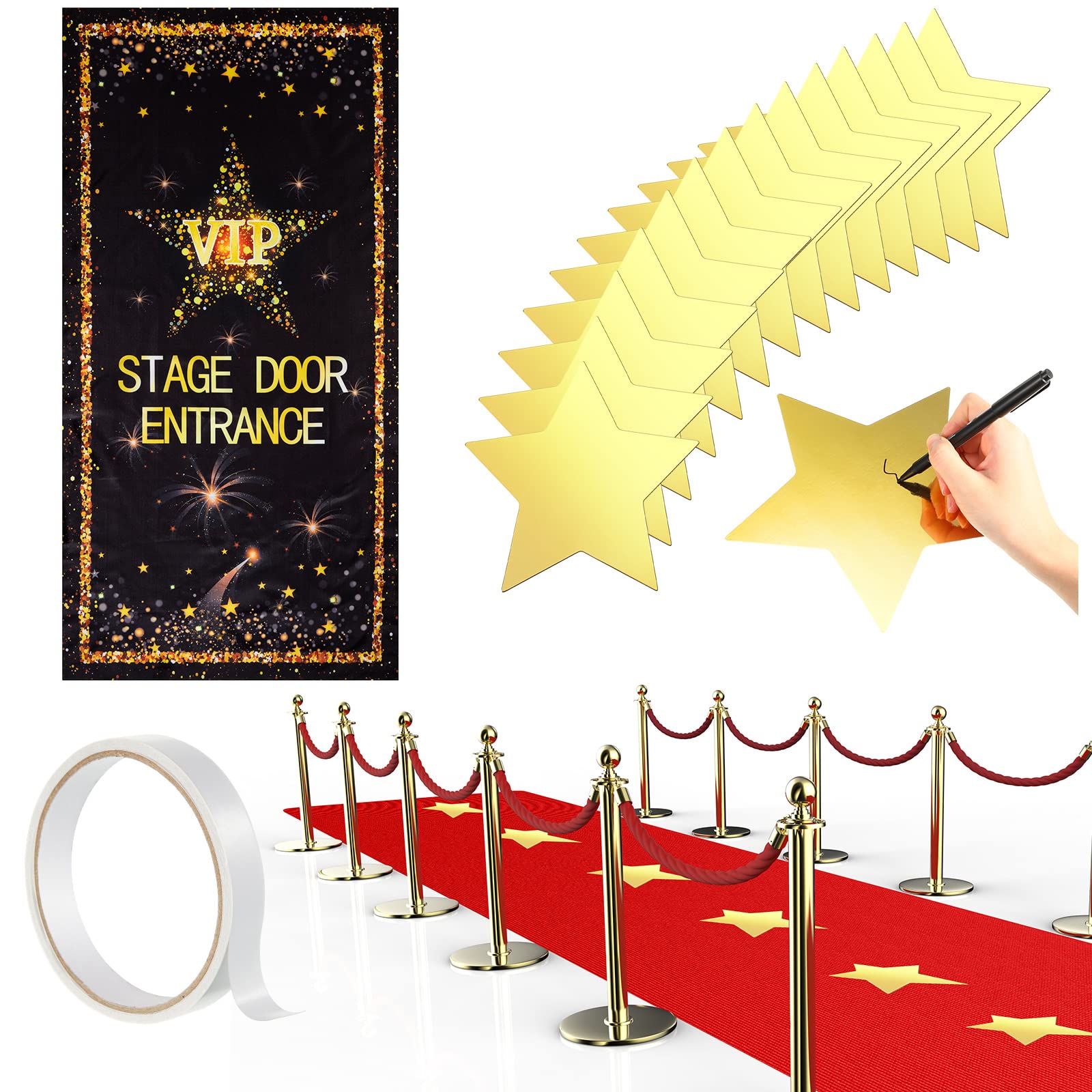 Timtin VIP door cover adds a glamorous entrance for events.