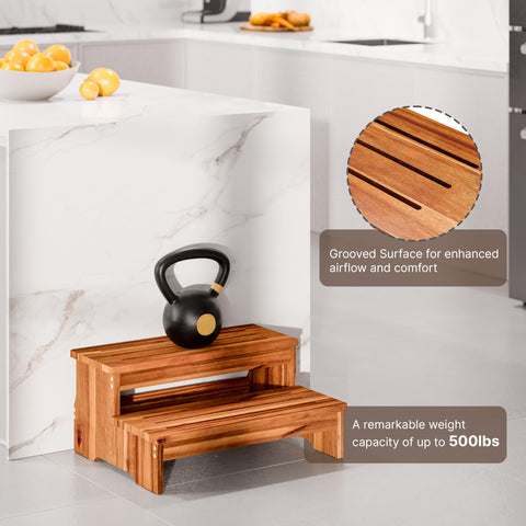 Tinamo 25-inch stool, top view, robust design supports up to 500 pounds.