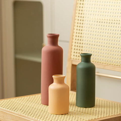 Neutral greens and browns complement many color palettes without overpowering existing decor.