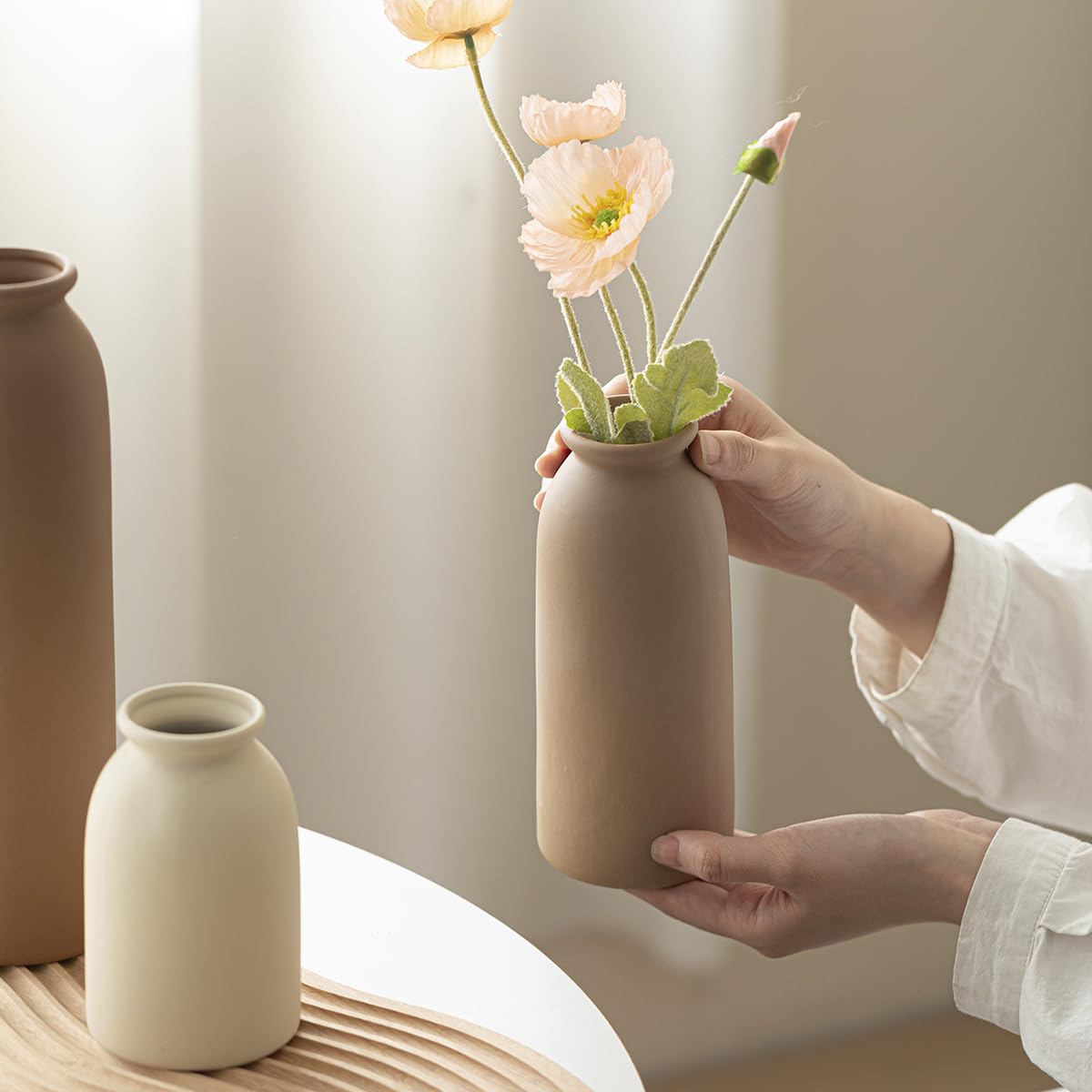 TINCTOTNIC matte sand glaze texture adds organic farmhouse charm