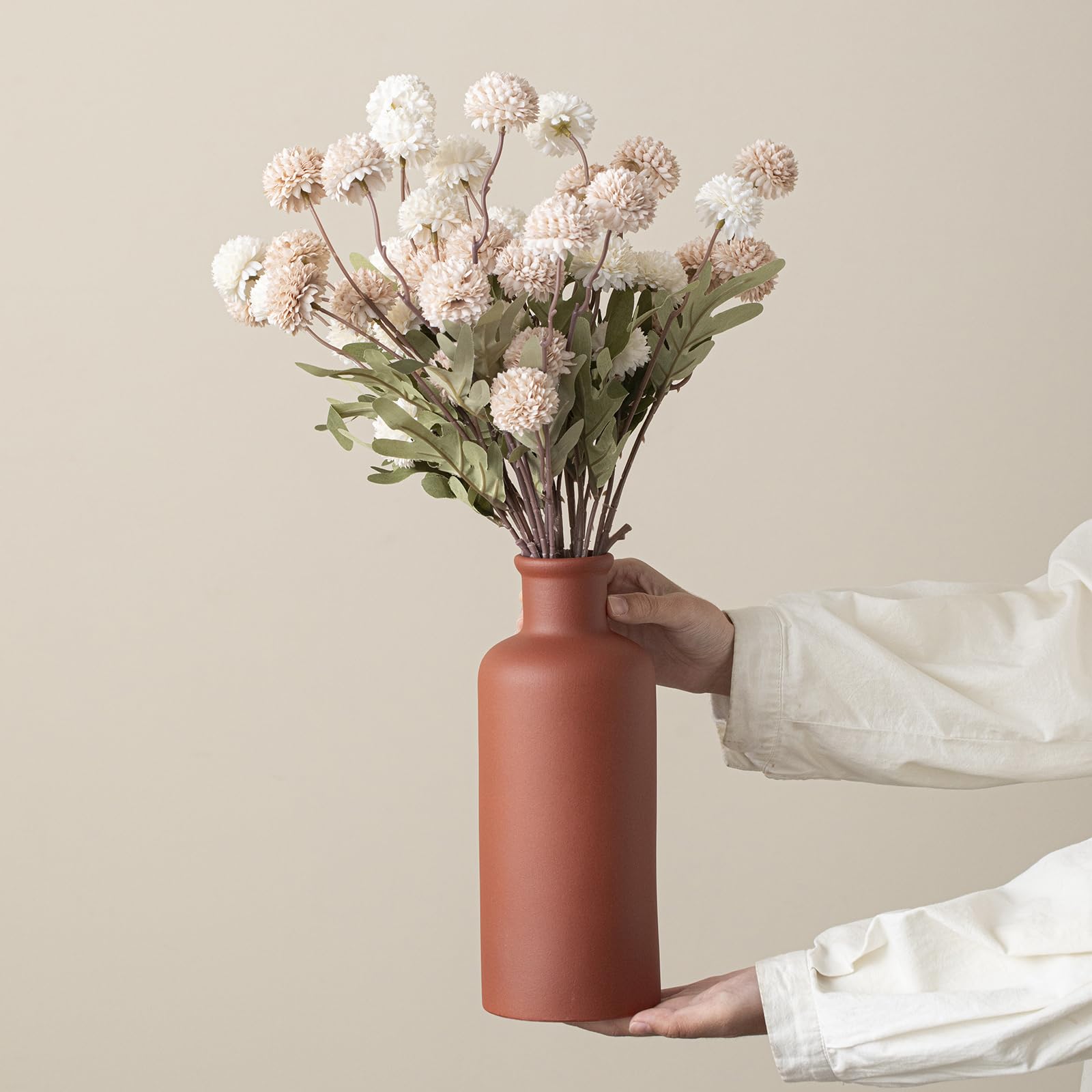 TINCTOTNIC trio on shelf creates cohesive farmhouse look