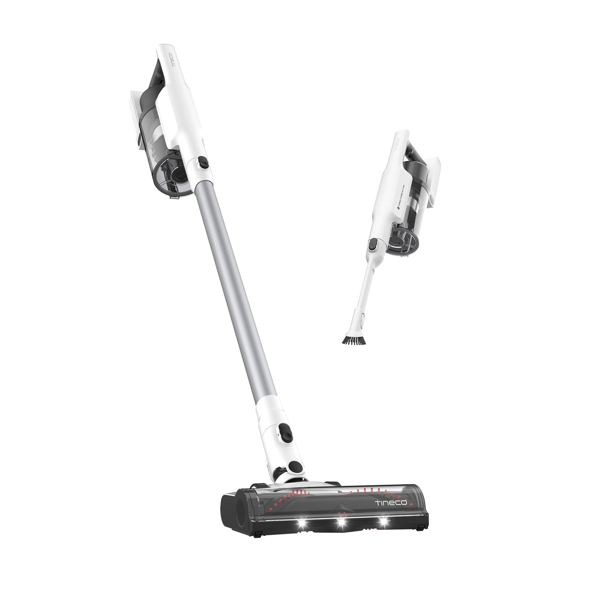 Tineco A20 cordless stick vacuum on floor delivers quick, powerful everyday cleaning.