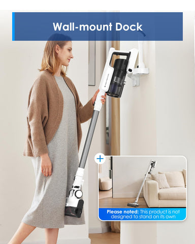 Tineco A20 max mode provides strong suction for stubborn messes.