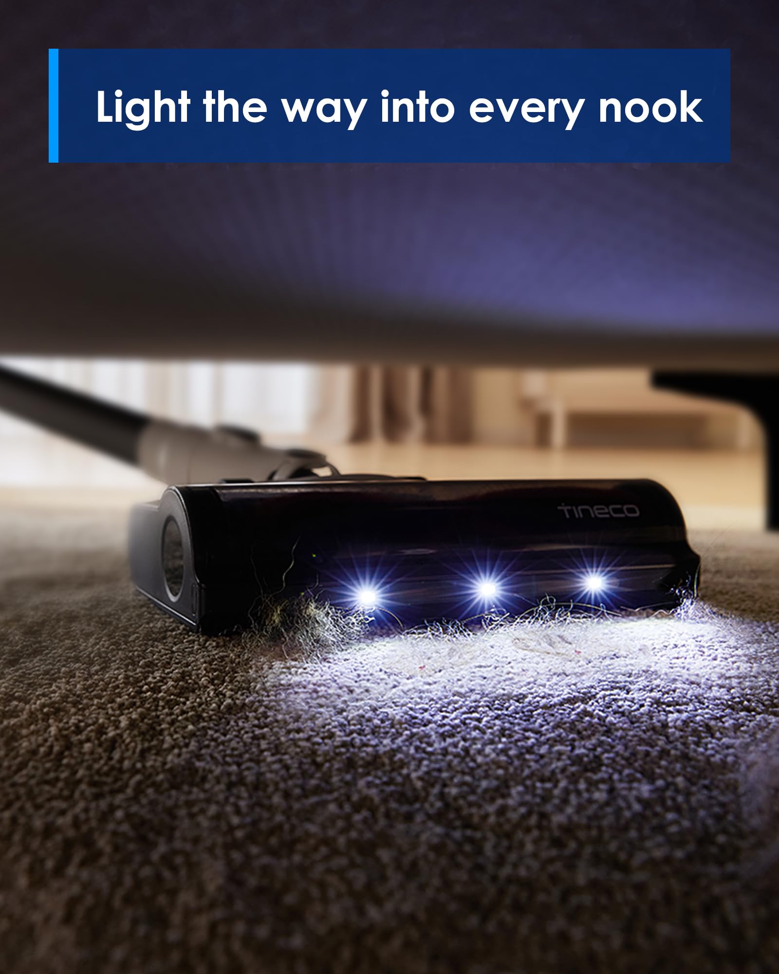 Tineco A20 mid mode balances power and runtime for daily cleaning.