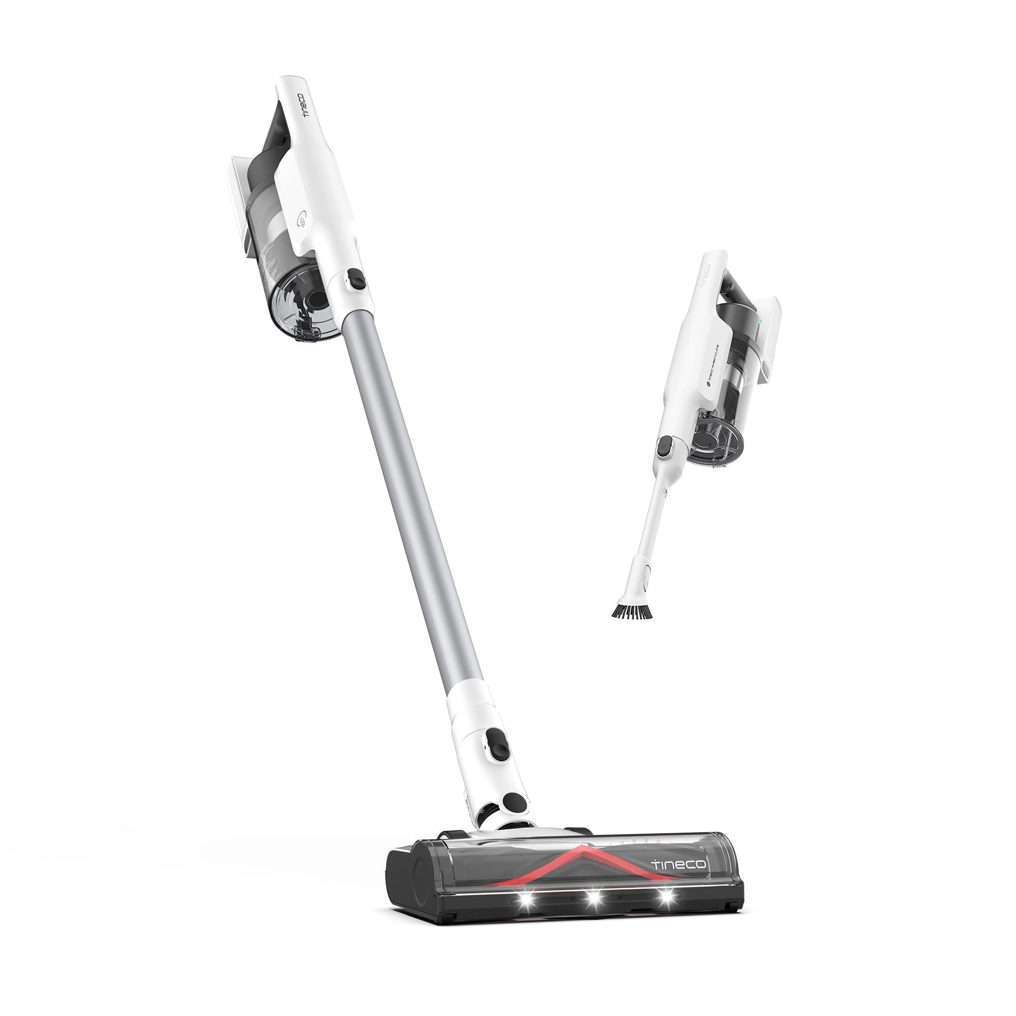 Tineco A30S on floor for versatile daily cleaning and quick messes.