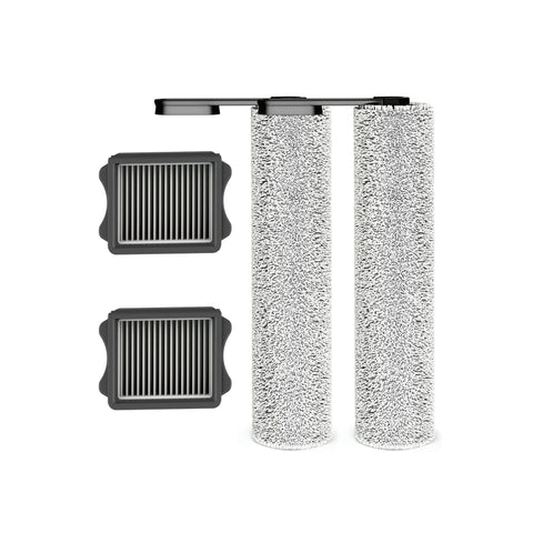 Tineco Floor One S5 soft roller brush for simultaneous vacuuming and washing.
