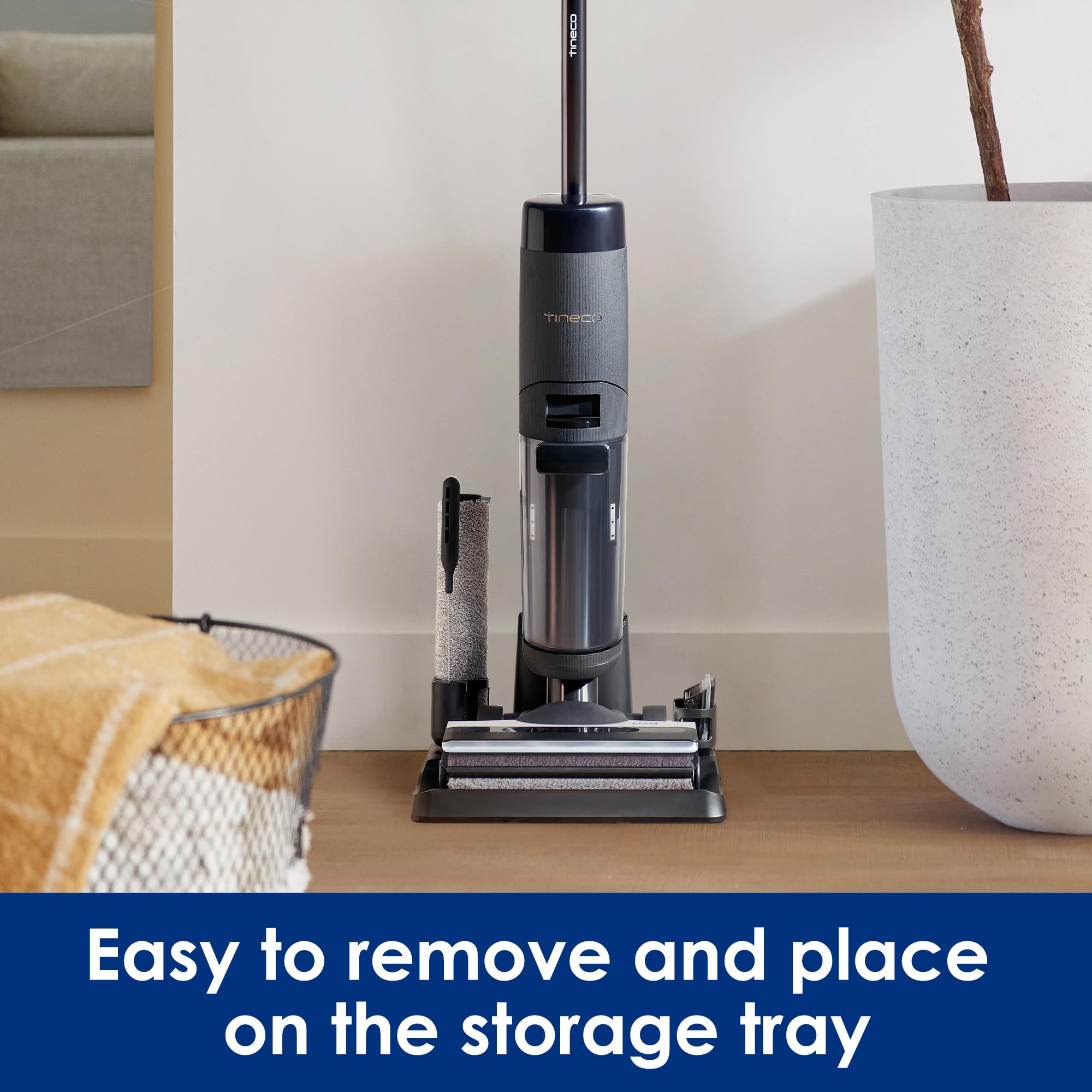 Tineco Floor One S6 Stretch brush roller close-up for efficient scrubbing