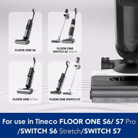Tineco Floor One S7 Pro brush roller close-up for deep floor cleaning
