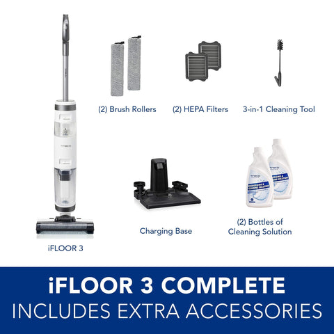 Tineco iFloor 3 cordless operation for flexible cleaning anywhere.