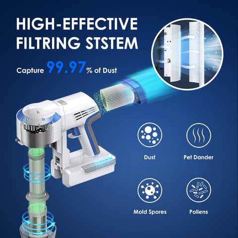 Tineco pre-filter cleaning tool recommended to maintain peak airflow.
