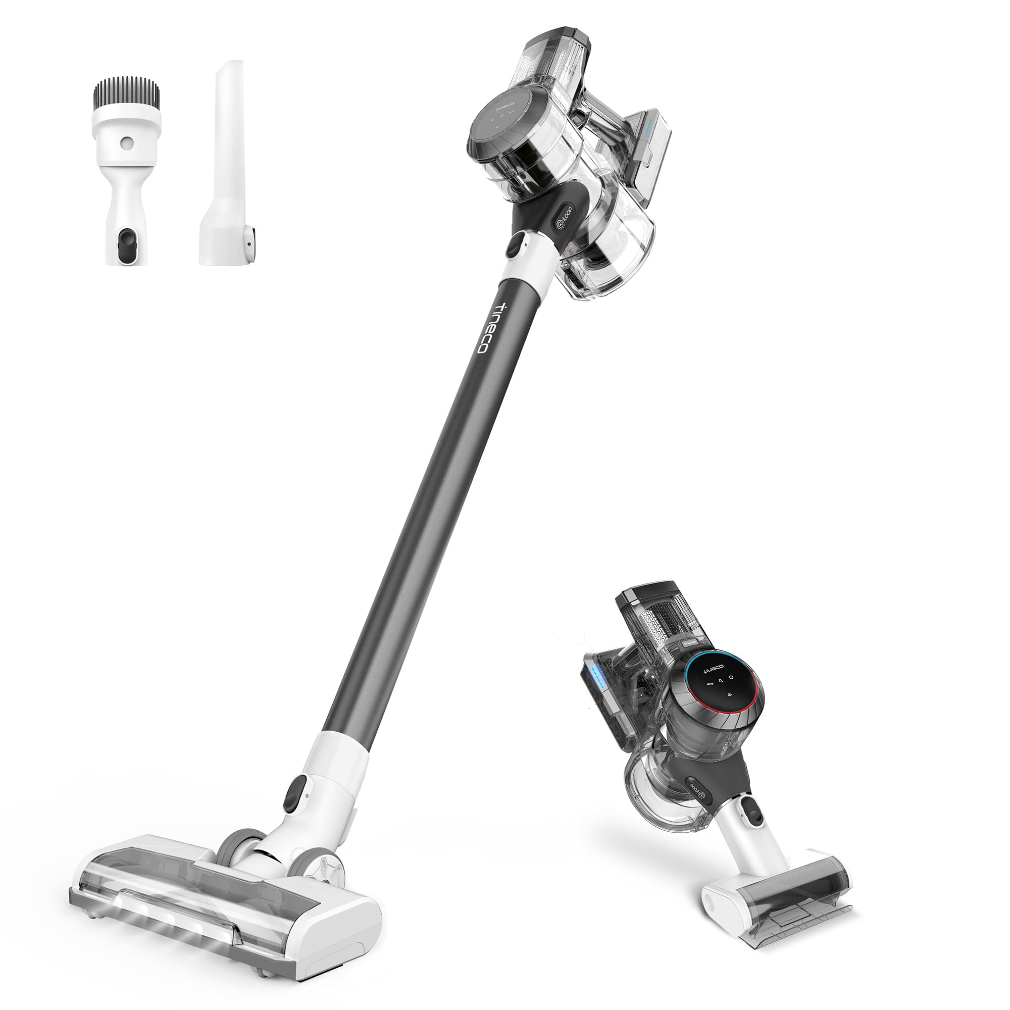 Tineco Pure ONE S11 with iLoop sensor detects hidden dust for smarter cleaning.