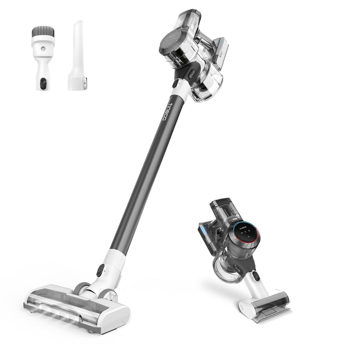 Tineco Pure ONE S11 with iLoop sensor detects hidden dust for smarter cleaning.