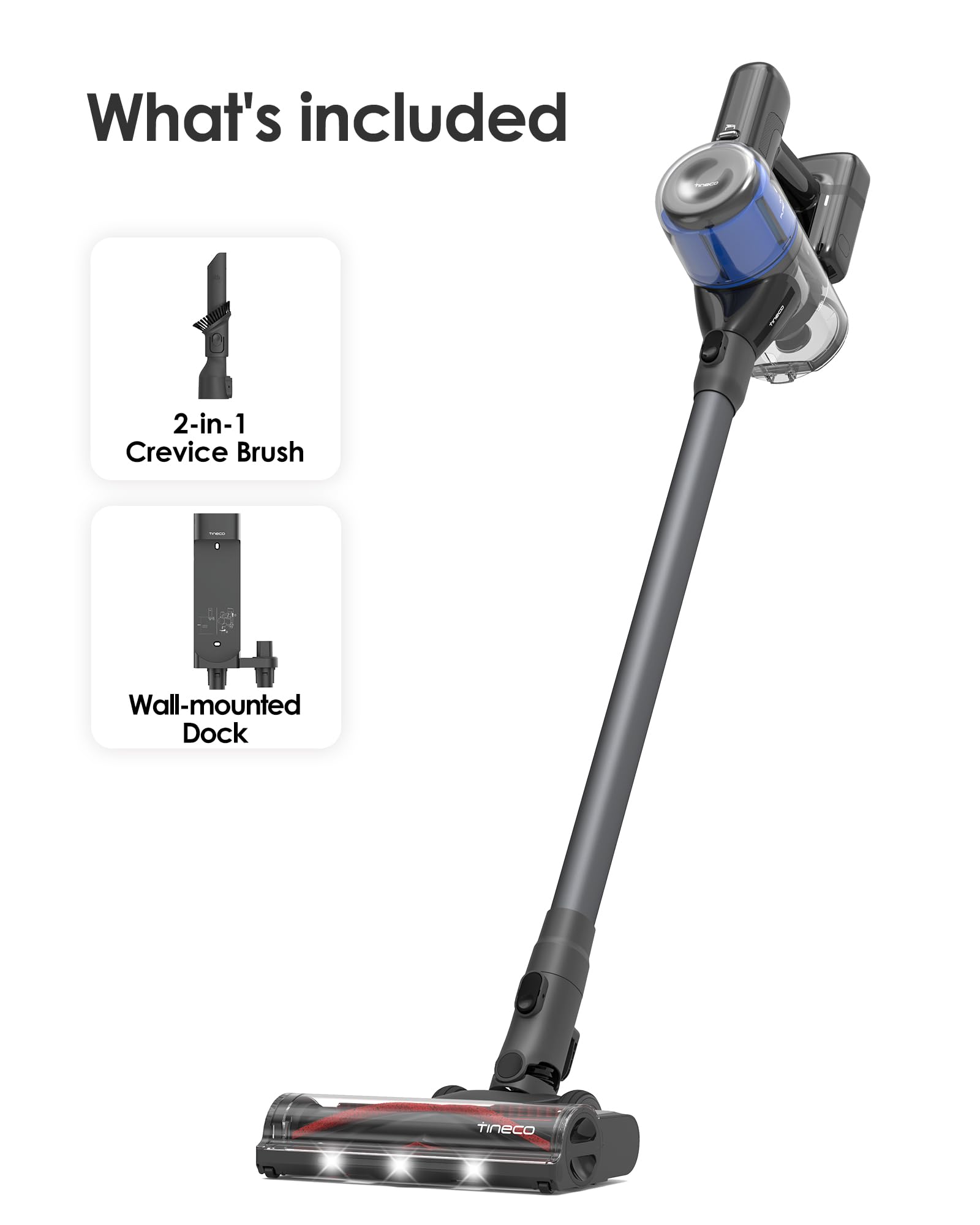 Tineco Pure ONE S30 PureCyclone technology maintains suction efficiency.