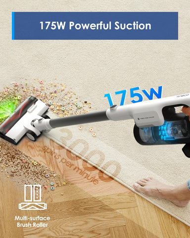 Tineco Pure One Station 5 175W suction tackles dust and pet hair on floors