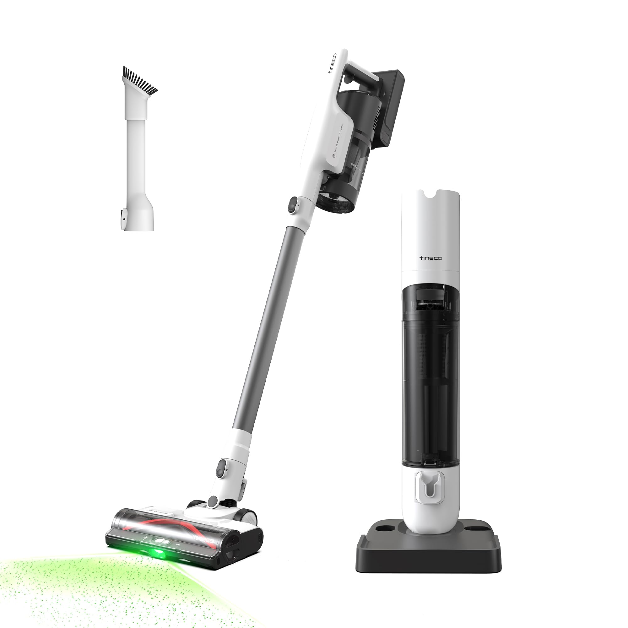 Tineco Pure One Station 5 self cleaning dock showing auto clean after use