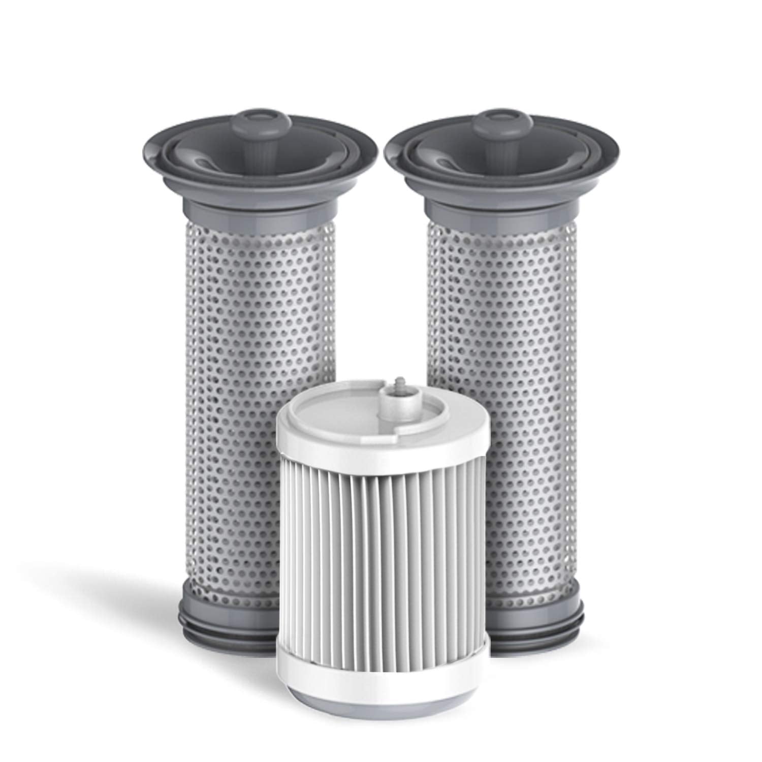 Tineco replacement filter kit with two pre-filters and HEPA filter for lasting suction.