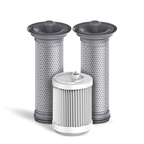 Tineco replacement filter kit with two pre-filters and HEPA filter for lasting suction.