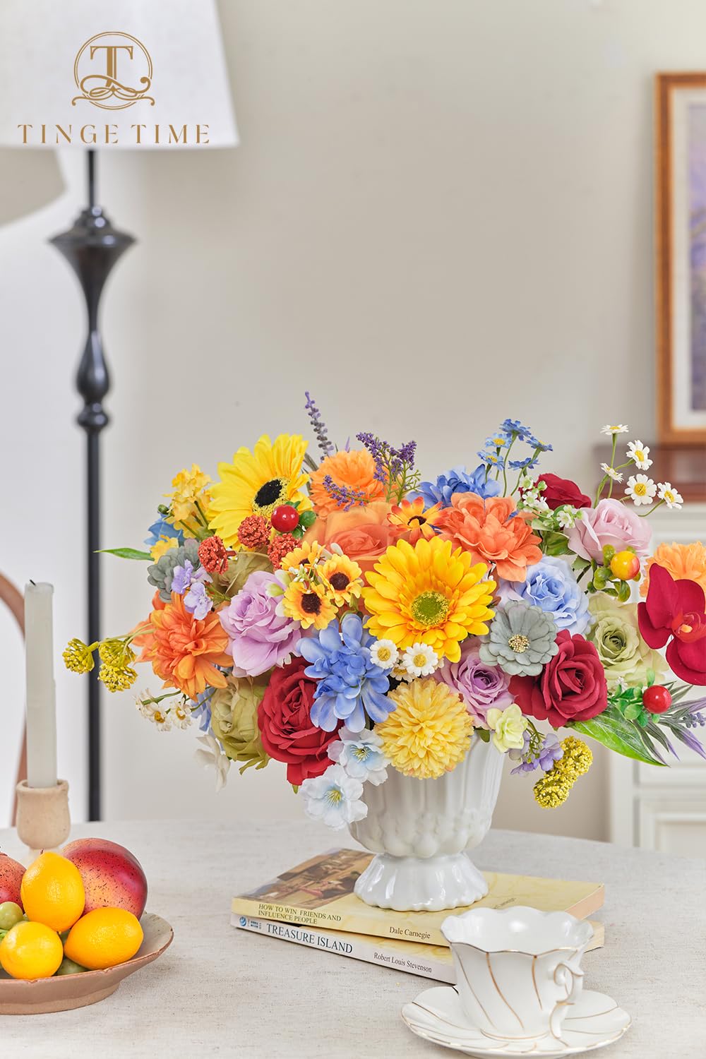 TINGE TIME champagne chrysanthemum mix adds timeless charm to arrangements