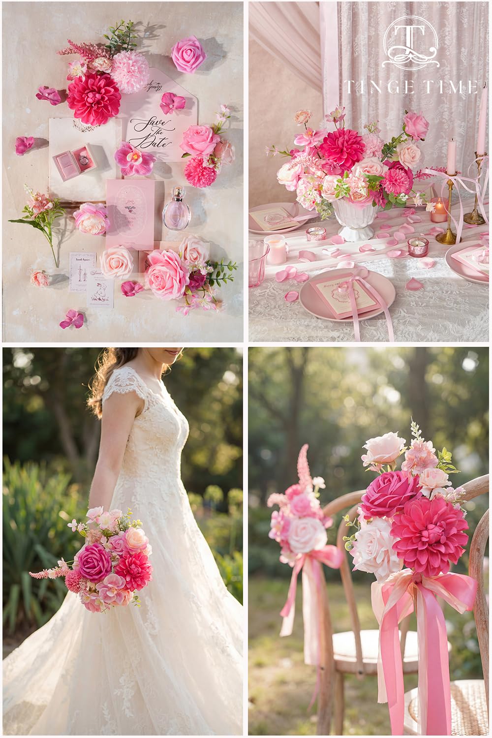 TINGE TIME professional-florist-inspired ideas for elegant tablescapes.