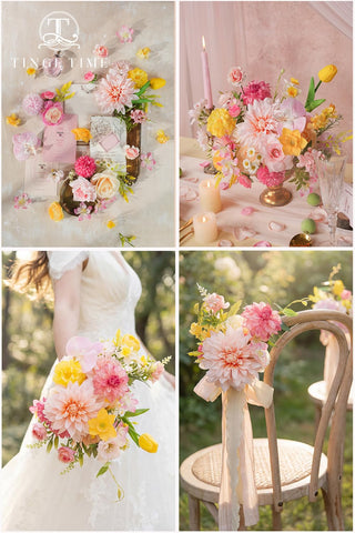 TINGE TIME keepsake set stores easily and can be reused.