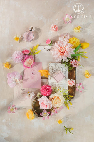 TINGE TIME wedding bouquet ideas kit for elegant DIY arrangements.