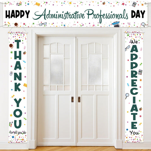 Tingjoo Happy Administrative Professionals Day banner for office celebrations.