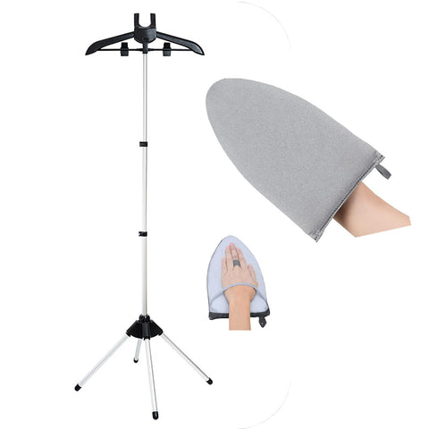 Tingtio clothes steamer stand shown for efficient vertical steaming