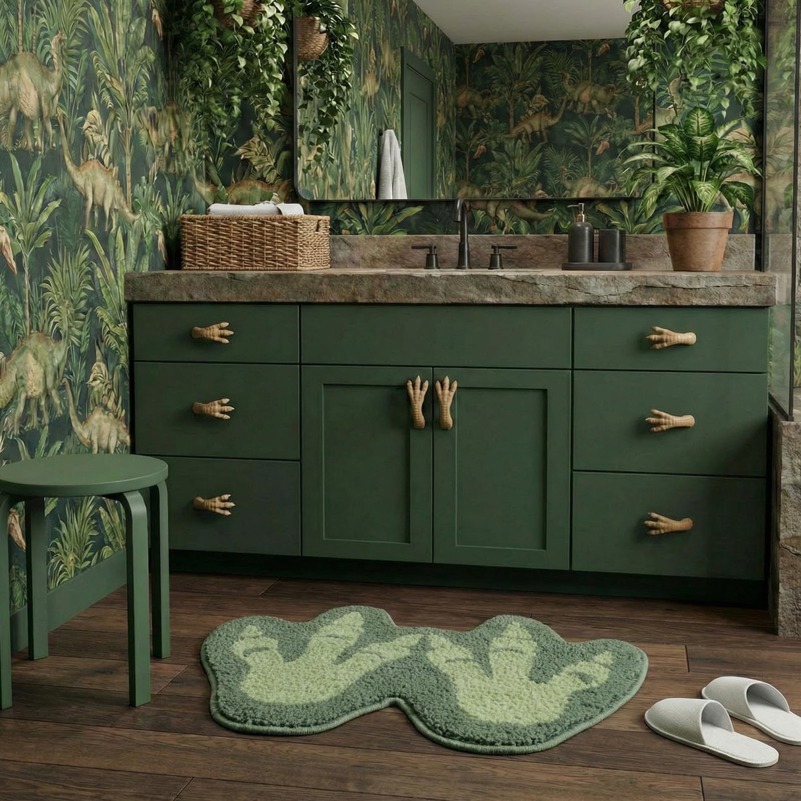 Tinideya machine washable rug stays fresh with easy care